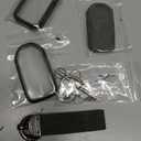 YO&YOYE Compatible with Honda Key Fob Cover with Keychain Leather Key Case Protector for Honda Accord Civic CRV Pilot HRV Odyssey Ridgeline Passport (Green)