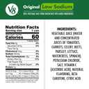 V8 Low Sodium Original 100% Vegetable Juice, 11.5 fl oz Can (24 Pack) (EXP 09/21/27)