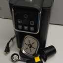 SHARDOR Single Serve Coffee Maker 2.0, Hot And Iced Coffee Machine For K Cup Pods & Ground Coffee, 6 To 14 Oz Brew Sizes, 50 Oz Removable Water Tank, Bold Brew Setting, Stainless Steel, Black