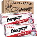 Energizer AA and AAA Batteries, 48 Count, Combo Pack Contains 24 Max Double A and 24 Max Triple A Batteries