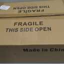 Semi Flush Mount Ceiling Light, 11.8" Vintage Clear Glass Ceiling Lights, 1-Light Mid Century Modern Drum Close to Ceiling Light Fixtures for Bedroom Kitchen Entryway Hallway Porch Foyer