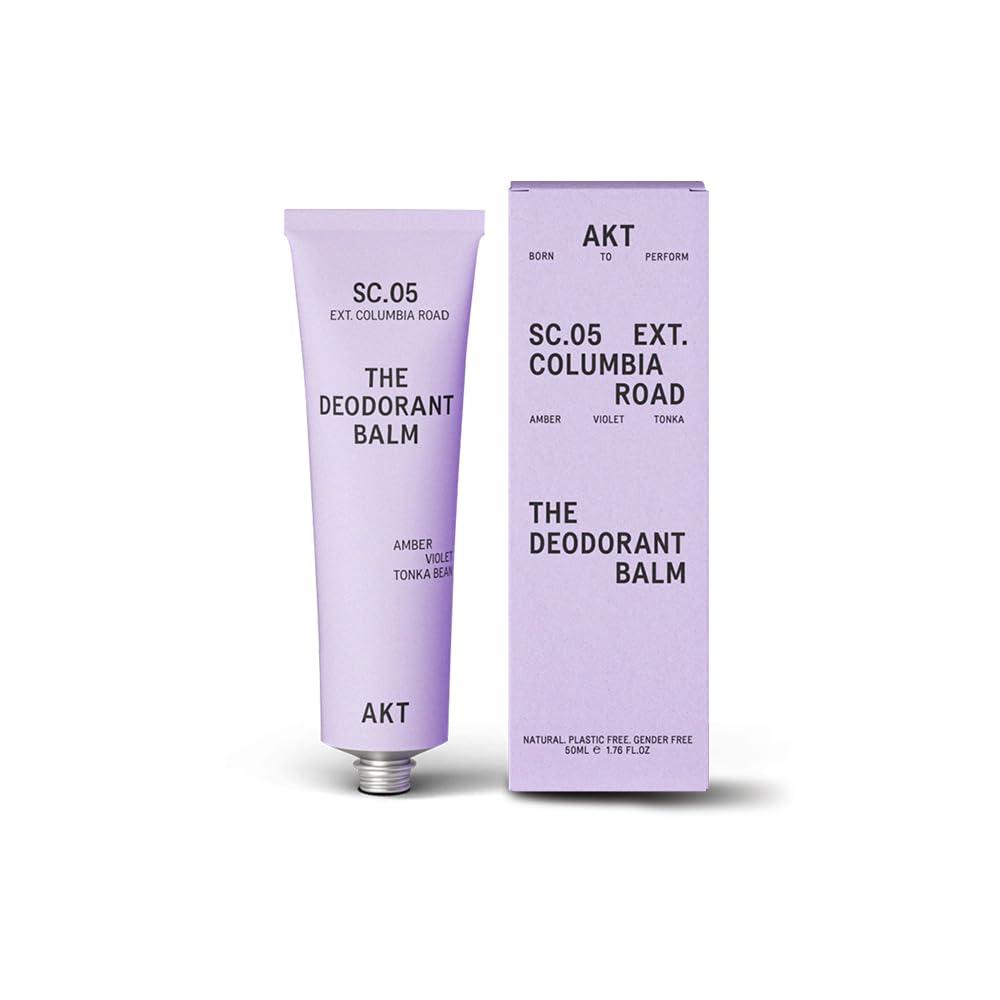 AKT Deodorant Balm 1.7 Fl Oz, Natural Deodorant for Men and Women, Award-Winning, Multi-use, Cream Deo Without Aluminum, Sc.05 Columbia Road, Plastic Free, All Genders