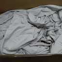 Bedsure Queen Comforter Set Prewashed Soft Bedding 3Pcs Silver Grey 90"x90"