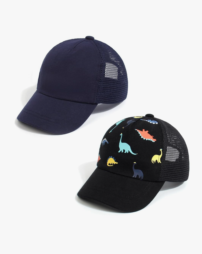 Toddler Baseball hat Baby Cap Sun hat Printed Dinosaur Motif Kids Boys Girls Age 0-8T
