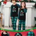 VNVNE Family Christmas Pjs Matching Sets for Women/Men/Couples/Adults, Holiday Xmas Reindeer Elf Plaid Pajamas Sleepwear (10-12 Years)