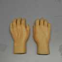 2 Pieces Spooky Halloween Decoration Realistic Hands, Fake Human Hands Bloody Dead Body Parts Haunted House Decorations (Left and Right)