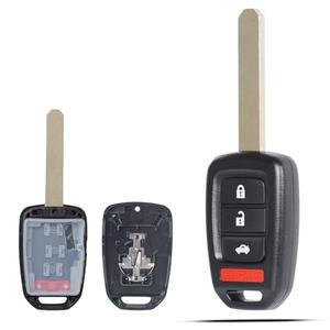 SUPALAND Key Fob Shell Case Replacement Fits for Honda Accord Civic CRV HRV 2013-2021 Keyless Entry Remote Control 4 Button Pad Cover MLBHLIK6-1TA MLBHLIK6-1T