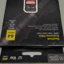 SanDisk 64GB Extreme PRO SDXC UHS-I Memory Card - C10, U3, V30, 4K UHD, SD Card - SDSDXXU-064G-GN4IN