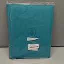 Premium 9 Pocket Card Binder for 360 Cards, Fabmaker PU Cover Trading Card Binder, Sturdy Card Collection Album, Sleek Card Holder Folders for Game Cards & Sports Cards, Turquoise