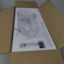 ROMASS Ceiling Fans with Lights and Remote, LED Outdoor/Indoor 38 inch Noiseless 3 Colors Dimmable 6 Speeds for Bedroom, Living Room, Kitchen, Patio, Hallway