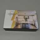 Amerdeco 10 Pack Brushed Gold Cabinet Knobs 1.46 Inch(37mm) Single Hole Cabinet Handles Rectangle Dresser Knobs Drawer Knob for Bathroom Cabinets