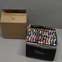 realcolor 120 Alcohol Markers Set,Dual Tip Art Markers for Adult Coloring, Alcohol Marker Set for Drawing,Coloring,Sketching,Card Making,Illustration, Ideal for Artists, Designers & Crafters