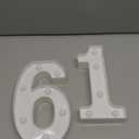 LED 16 Light Up Numbers, Sweet 16 Party Decorations for Girls Boys, Warm White Small Marquee Number Light 16 Sign for 16th Birthday Gifts, Anniversary, Home Decor