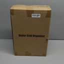 Under Sink Organizer, 2 Packs 2 Tier Under Sink Organizers and Storage, Slide out Pull out Cabinet Organizer Shelf, Metal Sliding Drawer for Kitchen Bathroom Pantry Cabinet Closet Organization Rack (Black)