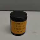 Smells Like A Steelers Win Scented Candle Football Themed Merch Fan Shop Men Women Sport Stuff Gear Decor Team Accessories Guy Him Brother Dad Friend Boyfriend Birthday Unique Cool Funny Gift