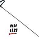 Dent Removal Tool Whale Tail Set(11 Pieces),17 Inch Whale Tail with Knock Down,Professional Auto Body Dent Removal Kit for Door Dings and Car Dents