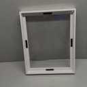 Abtgt 11x14 Canvas Floating Frame with 0.9" Deep, White Floater Frame for Canvas Paintings with Adhesive, Vertical or Horizontal Wall Art frame for Prints Oil Painting Diamond Decor, 1 Pack