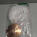 10X Large Lighted Makeup Mirror, Rechargeable 8" Height Adjustable Vanity Mirror, 1x/10x Magnifying Mirror with 3 Color, Brightness Adjustable, 360 Rotation Double Sided Mirror, Ideal Gift (Rose Gold)