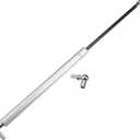 X AUTOHAUX 1 Set 22inch 157lbs/700N Silver Tone Lift Supports Struts Shocks Gas Spring with Ball Stud Mounting Bracket Universal for RV Car Truck Boat