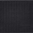 Silicone Dish Drying Mat, Non-Slip Easy Clean Sink Mat Large Heat-resistant Dish Drainer Mat for Kitchen Counter, Sink, Refrigerator or Drawer liner (16" x 12", BLACK)