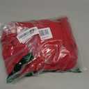 LookbookStore Women Casual Crewneck Mesh Panel 3/4 Bell Sleeve Loose Tunic Dress (XX-Large, True Red)