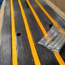 48" Driveway Ramp, 3 Pack Heavy Duty Rubber Curb Ramps for Cars, SUVs, Trucks | Low Profile Design with Water Drainage Channel | Garage & Sidewalk Transition Solution