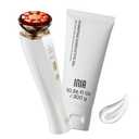 3-in-1 Red Light Therapy for Face and Neck, Skin Tightening Device True Beauty Glow Facial Massager for Skin Care, Effective Wrinkle Reduction Anti-Aging with Lifting, Tightening, Infusing (White)