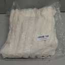 Amlie Home Knit Throw Blanket, Soft Chenille Cozy Breathable Chevron Chunky Decorative Blanket for Couch, Bed & Sofa, French-Inspired Lightweight Warm Gift for Women, Ivory, 50"x60"