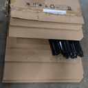 GarveeHome 5-Tier Storage Shelves, Heavy Duty Metal Shelving Unit, Adjustable Garage Storage Shelving Utility Rack for Warehouse Pantry Kitchen Basement Laundry, Black, 48 in L x 18" W x 73" H, Black 