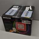 Broan-NuTone ChromaComfort Bathroom Exhaust Fan with Bluetooth Speaker, Powerful 110CFM/1.5 Sones, 24-color LED Light, SPK110RGBL, Wall Switch