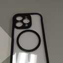 Miracase Magnetic for iPhone 16 Pro Case Full-Body Phone with Built-in Glass Screen Protector, [Compatible with MagSafe] Military Drop Proof 16 Pro Cover Bumper 6.3 inch, Black