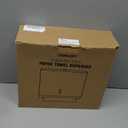 Wall Mounted Stainless Steel Paper Towel Dispenser with Lock, Polished Mirror Finish, Fits C-Fold, Tri-Fold and Multi-Fold Hand Towels, Commercial Restroom & Bathroom Use (Medium-gold)