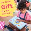 TMOL Washable Finger Paint for Toddlers, 25 PCS Safe Finger Paints, 10 Vibrant Colors (2fl oz), Baby Paint for Hand and Feet, Safe Art Supplies, Early Learning Gifts for Kids Age 3+