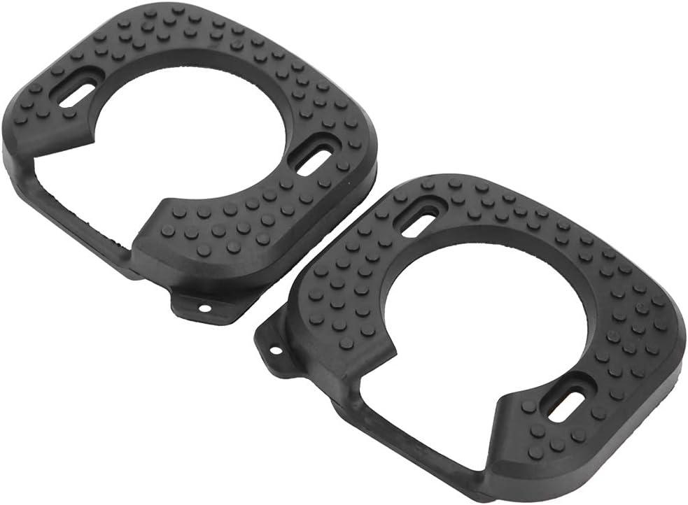 Pack of 2 Bike Shoe Cleats, Rubber Cycling Pedal Cleat Cover Bicycle Accessory with 4 Screws Fit for Speedplay Zero