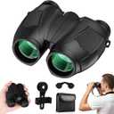12x30 Compact Binoculars for Adults, High Power Lightweight Small Binoculars with Phone Adapter for Cruise Ship Hiking Bird Watching Sports Safari Viewing Football Sports Concert