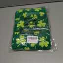 AEUEFUEA 3 Pack Green Shamrock Cotton Towels Set, 25" L x 16" W Hand Towels for Kitchen and Bathroom, Soft Absorbent Holiday Home Dcor