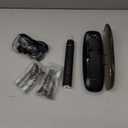 Aquasonic Black Series Ultra Whitening Toothbrush  ADA Accepted Electric Toothbrush- 8 Brush Heads & Travel Case  40,000 VPM Electric Motor & Wireless Charging - 4 Modes w Smart Timer (1 Count (Pack of 1))