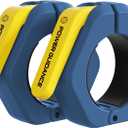 POWER GUIDANCE 2 inch Magnetic Barbell Collars Barbell Clips, Olympic Barbell Clamps,Weight Clamps Quick Release Barbell Collar for Workout Weightlifting,Olympic Lifts and Strength Training (Blue)