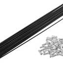 14G Bicycle Spoke Bike Wheel Spoke Carbon Steel Black