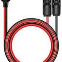 1M 10AWG Wire Waterproof, 2 Pin DC Power Battery Cable Quick Connect Terminals Extension Cable Low Voltage Solar Connector