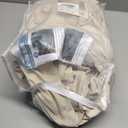 H.VERSAILTEX Real Velvet Plush 3 Piece Stretch Sofa Covers Couch Covers for 2 Cushion Couch Loveseat Covers Width Up to 72 Inch Feature Thick Soft Stay in Place (Medium Sofa, Ivory)