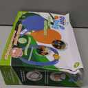 Glow-in-The-Dark Door Pong Ping Pong Trainer with 6 Rechargeable Balls - Door Frame Hanging Table Tennis Set, Indoor Outdoor Fun Ages 3+