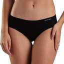 Calvin Klein Women's Invisibles Hipster Multipack Panty, Black, Large
