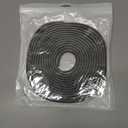 2 x Fjzoys Window Weather Stripping Door Seal, 16.5FT Self-Adhesive Soundproofing Weather Strip for Exterior Door Frame Window Winter Insulation Noise Cancelling Window Inserts, 0.35in x 0.2in, Gray