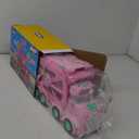 Extra Large Toy Trucks for Toddlers, 3-Layer Princess Pink Trucks for 2 3 4 Year Old Girls, 7-in-1 Big Transport Vehicle Carrier Truck with Siren & Lights and 6 Toy Cars, Birthday Gifts for Girls Kids, Pink