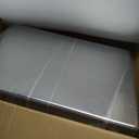 XXXXL Jumbo Stainless Steel Litter Box with Lid for Maine Coon, 28" L x 20" W x 19" H Extra Large Stainless Steel Cat Litter Box for Big Cat and Multi-Cats Families,Non-Sticky, Anti-Leakage