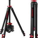 IFOOTAGE Camera Tripod TA6S, 65" Aluminum Video Tripod, Professional Tripod for Camera 3 Sections with Centre Pole, Compatible with Canon, Nikon, Sony DSLR Camcorder, Payload 13.2lb