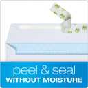Quality Park #10 Security Envelopes, No Window, Redi-Strip Self Seal Envelopes, 24-lb White Wove, 4-1/8" x 9-1/2", 100 per Box (QUA69117)