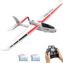 VOLANTEXRC RC Glider Plane Ranger600 Stunt 4 CH Remote Control Airplane RTF with 6-Axis Gyro & 3 Modes Easy to Fly, 2.4GHz Radio Controlled Aircraft for Beginners, Boys & Adults (White)