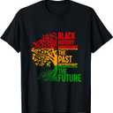 Black History Honoring Past Inspiring Future Men Women Kids T-Shirt 8T
